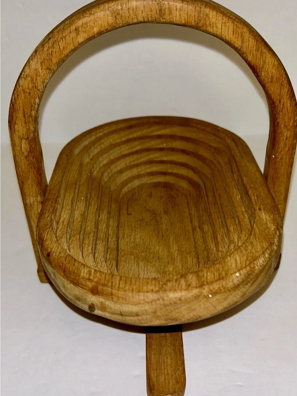 Handcrafted Collapsible Wooden Basket Folds Flat